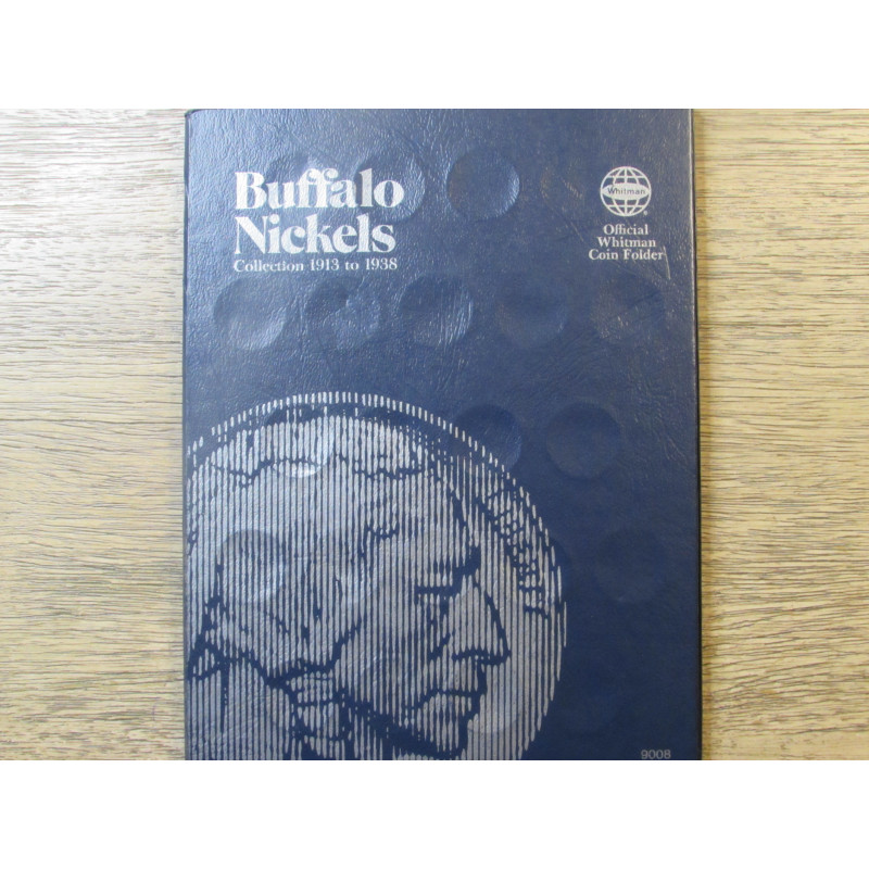 Whitman classic coin folder for Buffalo Nickels from 1913 to 1938 - vintage supply
