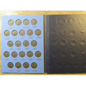 Whitman classic coin folder for Buffalo Nickels from 1913 to 1938 - vintage supply