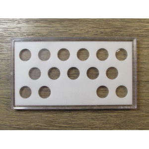 Capital Plastics vintage coin holder for Mercury Dimes - 1941 to 1945