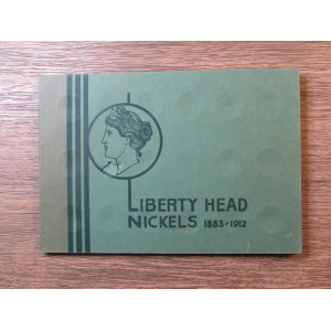 Wayte Raymond vintage green popular album for Liberty Head Nickels from 1883 to 1912
