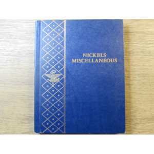 Whitman bookshelf coin album for Nickels Miscellaenous - DIY vintage coin supply
