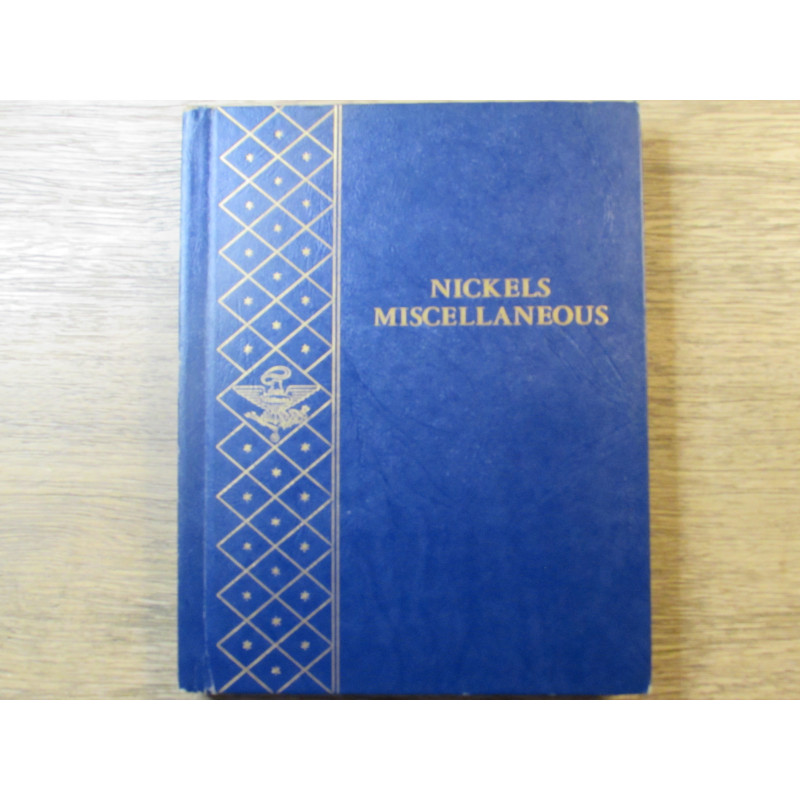 Whitman bookshelf coin album for Nickels Miscellaenous - DIY vintage coin supply
