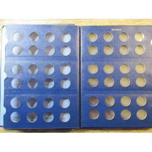 Whitman bookshelf coin album for Nickels Miscellaenous - DIY vintage coin supply