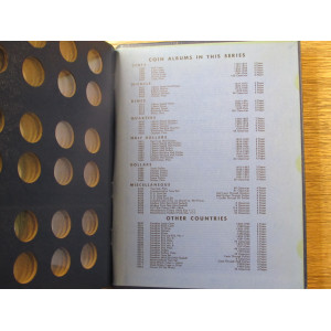Whitman bookshelf coin album for Nickels Miscellaenous - DIY vintage coin supply