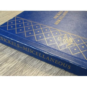 Whitman bookshelf coin album for Nickels Miscellaenous - DIY vintage coin supply