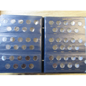 Whitman classic coin album for Mercury Dimes - 1916-1945 - vintage supply