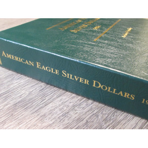 Littleton coin album for American Eagle Silver Dollars - 1986 onwards - vintage supply