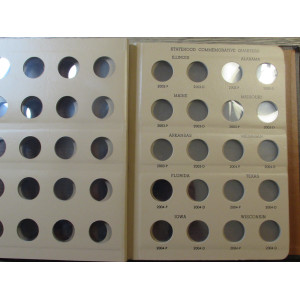 Dansco album for Washington State Quarters - P+D - 1999 - 2008