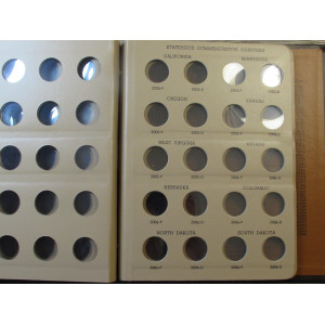 Dansco album for Washington State Quarters - P+D - 1999 - 2008