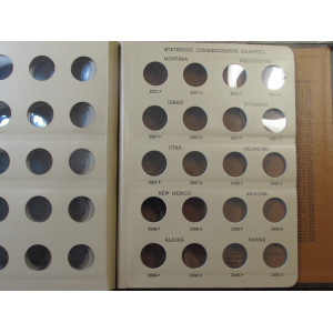 Dansco album for Washington State Quarters - P+D - 1999 - 2008
