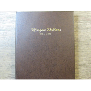 Dansco coin album for Morgan Dollars - 1891 - 1921 - vintage supply