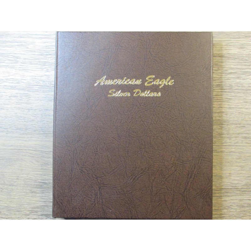 Dansco coin album for American Eagle Silver Dollars - vintage supply