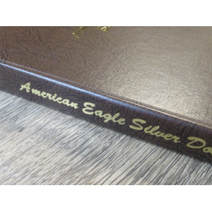 Dansco coin album for American Eagle Silver Dollars - vintage supply