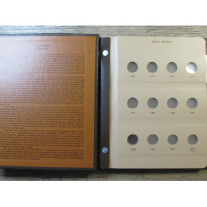 Dansco Album for Bust Dimes - 1796 - 1837 - rare printing