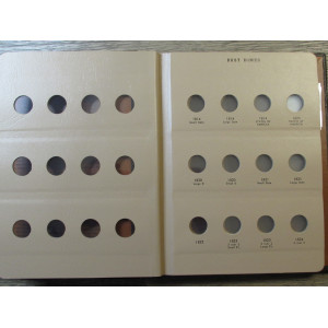 Dansco Album for Bust Dimes - 1796 - 1837 - rare printing