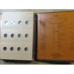 Dansco Album for Bust Dimes - 1796 - 1837 - rare printing