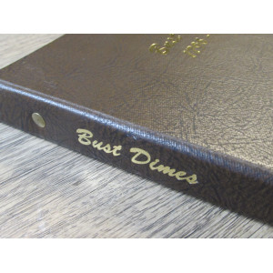 Dansco Album for Bust Dimes - 1796 - 1837 - rare printing