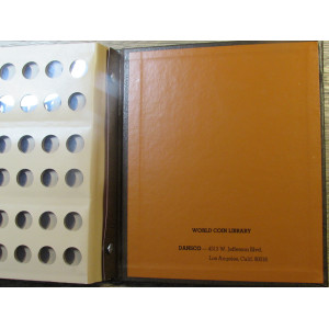 Dansco coin album for Cents - blank cover album with 3 pages