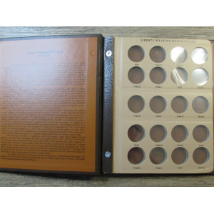 Dansco coin album for Liberty Walking Half Dollars - 1941 to 1947 - vintage supply