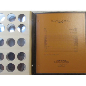 Dansco coin album for Liberty Walking Half Dollars - 1941 to 1947 - vintage supply