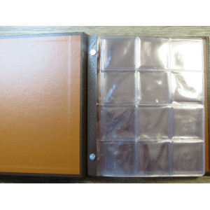 Dansco coin album with platic protective pages - DIY build your own album