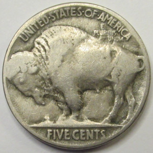 1913 Buffalo Nickel - Type 2 - recessed mound first year of issue nickel