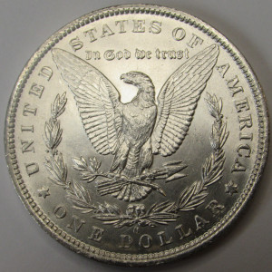 1883 O Morgan Dollar - antique higher grade New Orleans mint uncirculated silver dollar