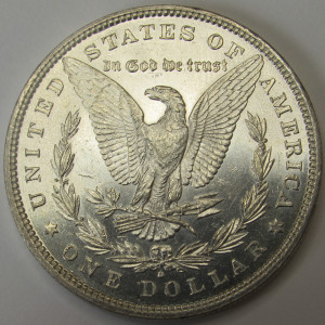 1880 O Morgan Dollar - antique New Orleans mint uncirculated silver dollar