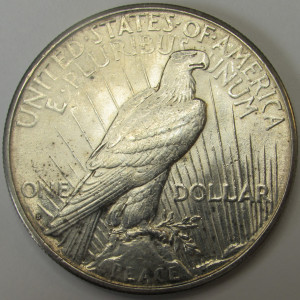 1922 S Peace Dollar - antique San Francisco mintmark antique silver dollar