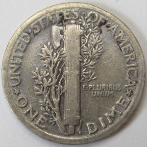 1921 Mercury Dime - antique low mintage silver American dime