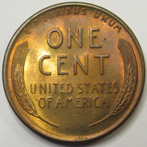 1947 D Lincoln Wheat Cent - old Denver mintmark American wheat penny