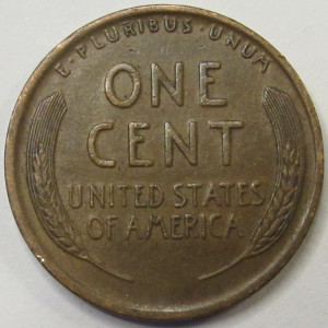 1920 Lincoln Wheat Cent - antique American wheat penny coin