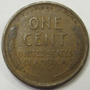 1925 Lincoln Wheat Cent - antique mid twenties American wheat penny