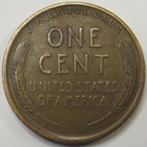 1925 Lincoln Wheat Cent - antique better condition American wheat penny