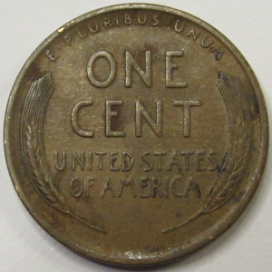 1926 Lincoln Wheat Cent - antique twenties American wheat penny