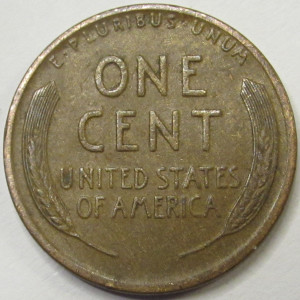 1927 Lincoln Wheat Cent - antique American twenties wheat penny