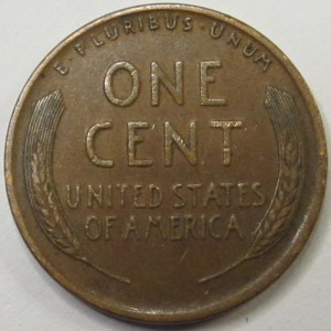 1928 Lincoln Wheat Cent - antique American wheat penny coin