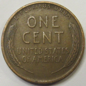 1928 Lincoln Wheat Cent - antique American penny coin