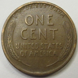 1928 Lincoln Wheat Cent - antique twenties American penny coin