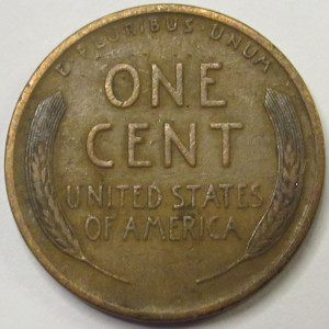 1929 Lincoln Wheat Cent - antique twenties American penny