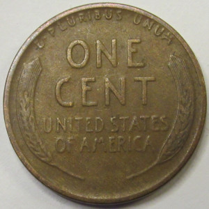 1929 Lincoln Wheat Cent - antique American wheat cent coin