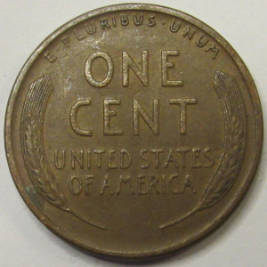 1929 Lincoln Wheat Cent - antique American penny coin