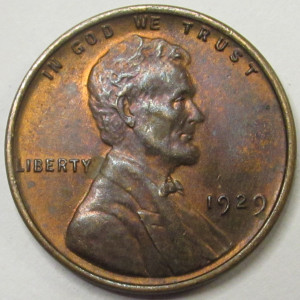 1929 Lincoln Wheat Cent - better condition uncirculated penny