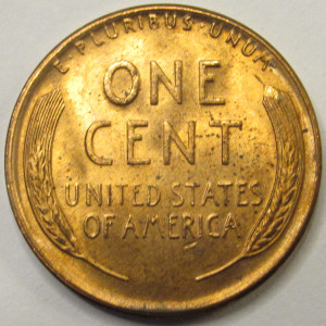 1951 D Lincoln Wheat Cent - antique Denver mintmark wheat penny coin