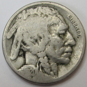 1920 S Buffalo Nickel - antique San Francisco mintmark bison nickel