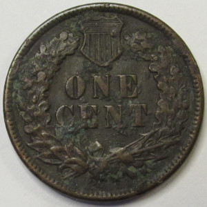 1890 Indian Head Cent - antique better condition Old West era penny