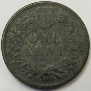 1892 Indian Head Cent - antique old American penny coin