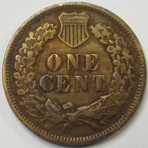 1904 Indian Head Cent - antique American penny coin
