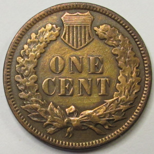 1905 Indian Head Cent - antique American bronze penny
