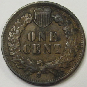 1907 Indian Head Cent - antique American penny coin
